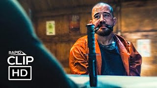 SILENT NIGHT Movie Clip  Silent Interrogation Fight 2023 John Woo Joel Kinnaman [upl. by Naujed]