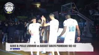 SERIE B  12° GIORNATA PIELLE LIVORNO vs PIOMBINO 10292 [upl. by Yelroc]