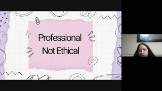 PA2 ETHICAL AND PROFESSIONAL GIANNINA JOSE KATY [upl. by Airrat]