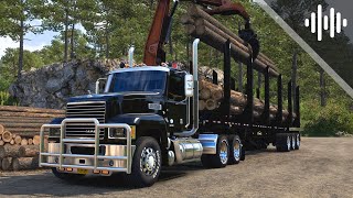 Hauling Logs In Arkansas  Dynamic Loading amp Unloading  American Truck Simulator ATS Showcase [upl. by Errised]