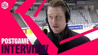 Postgame Interview SønderjyskE Vojens vs Tappara Tampere [upl. by Hesther345]