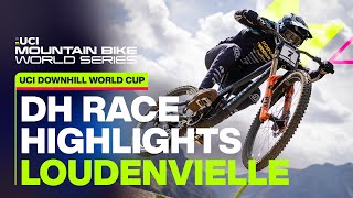 Loudenvielle Downhill Elite Men Race Highlights  UCI Mountain Bike Downhill World Cup [upl. by Michiko]