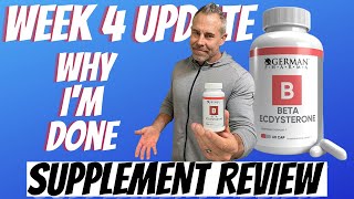 German Pharma Ecdysterone Review  My Honest 4 Week Update  Beta Ecdysterone Results [upl. by Nylecsoj]