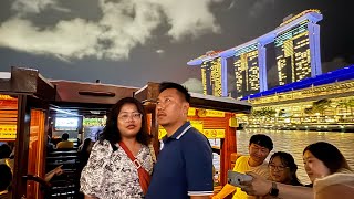 Fantastic Singapore River Cruise Ride singapore travel fun 🇸🇬🇳🇵 [upl. by Anihc96]