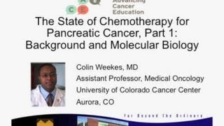 Chemotherapy for Pancreatic Cancer Part 1 Background and Molecular Biology [upl. by Okuy]