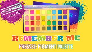 Limited Edition Remember Me 32 Shade Pressed Pigment Palette  Amorus USA [upl. by Eseret207]