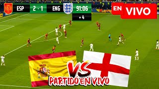 🔴 ESPAÑA VS INGLATERRA PARTIDO DE HOY EN VIVO  FINAL UEFA EUROCOPA 2024 SPAIN VS ENGLAND LIVE MATCH [upl. by Lehpar527]