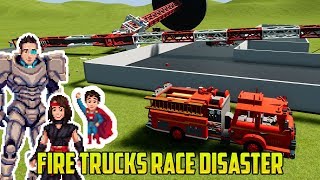 Cars for Kids  FIRETRUCKS RACECARS MONSTER TRUCKS BRICK RIGS CRAZINESS [upl. by Capriola]