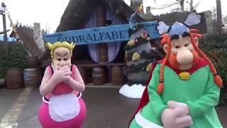 PARC ASTERIX RENCONTRE AVEC LES PERSONNAGES [upl. by Ennaid]