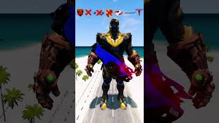 Cars VS Thanos 🚗🦹🏿‍  BeamNGdrive shorts [upl. by Ettenahs]