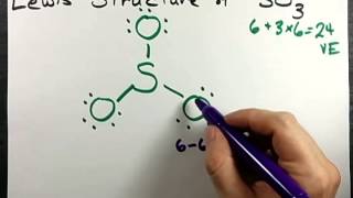 Lewis Structure of SO3 Sulfur Trioxide [upl. by Ordep]