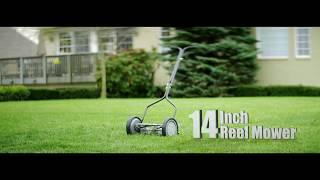 Earthwise 14 inch reel mower [upl. by Phillip]