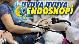 MIŞIL MIŞIL UYUYARAK ENDOSKOPİ TÜM AŞAMALARIYLA ENDOSKOPİ NASIL YAPILIR [upl. by Aivilys]