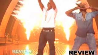 Kanye and Jay z Perform Otis at 2011 VMAs dude interrupts review [upl. by Eilla]