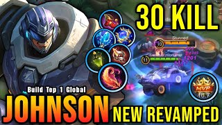 WTF DAMAGE 23 Kills Johnson Mage Build Almost SAVAGE  Build Top 1 Global Johnson  MLBB [upl. by Armond738]