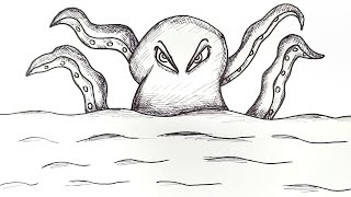 How to draw KRAKEN [upl. by Raina]