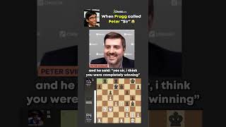 When Praggnanandhaa Addressed Peter Svidler As quotSirquot chess shorts [upl. by Washko]