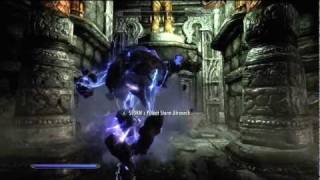 Skyrim  Conjure Storm Atronach  Expert Conjuration Magic Spell [upl. by Vena]