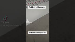 Naklejki reklamowe wwwdrukarniaszczecinekpl drukarnia reklama drukarniaszczecinek naklejki [upl. by Sheehan]