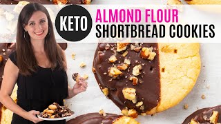 The Best Almond Flour Cookies For The Holidays KETO SHORTBREAD COOKIES [upl. by Maurey]