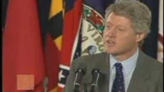 President Bill Clinton  Remarks on the Signing of NAFTA [upl. by Ynetsed]