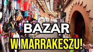 WYCIECZKA PO MARRAKESZU  BAZAR DŻAMI ALFANA W MAROKO [upl. by Ferd]