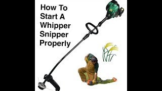 How To Start a Whipper Sniper Properly [upl. by Arelc]