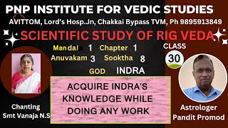 SCIENTIFIC STUDY OF RIG VEDAClass 30Mandal1Sooktha 8  ACQUIRE INDRAS KNOWLEDGE To DO WORK [upl. by Sybley]