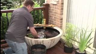 How To Build A Patio Pond Indoors or Outdoors or on your Balcony [upl. by Hanaj600]