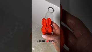 LUSH Hot Cross Bunny ❤️ NEW bubble bar DEMO ❤️ Lush EASTER 2024❤️shorts [upl. by Forster]