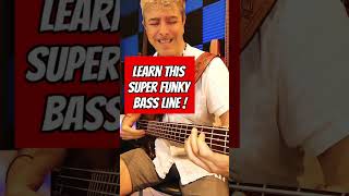 Learn This Amazing Bass Line bassline bassgroove slapbass funkbass [upl. by Garnes]