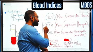 Blood Indices MCV MCH MCHC made easy EnglishHindi [upl. by Eedissac]