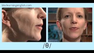 English Pronunciation 👄 Voiceless Consonant  θ  thin’ ‘throw’ amp thumb’ [upl. by Annahsit]