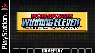 World Soccer Winning Eleven PS1 Gameplay [upl. by Dawes]