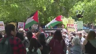 Protest at UC Davis campus coincides with Whole Earth Festival [upl. by Tait37]