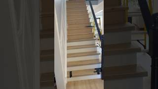 Vinyl plank Flooring Stairs transformation ￼ [upl. by Eeralih]