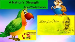 A nations strength 6th class english poem 6th english poem nations strength nations english po [upl. by Vedi]