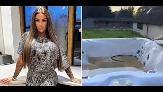 Katie Prices new neighbours furious as she asks for help moving hot tub into new home [upl. by Charlena]