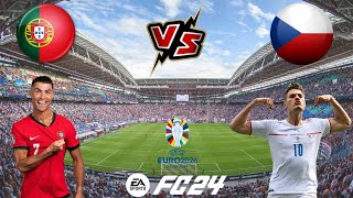 EA FC 24 CZ  Portugalsko vs Česko  EURO 2024  PS5 [upl. by Irme540]