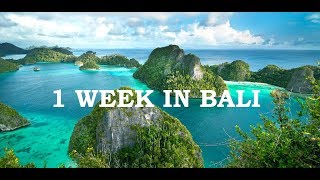 COST OF 1 WEEK IN BALI  2019 [upl. by Mazman]