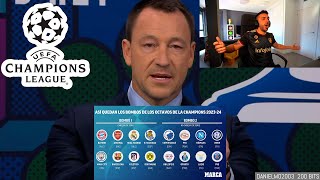 DjMaRiiO REACCIONA AL SORTEO DE LA CHAMPIONS 2324 [upl. by Eyahs]