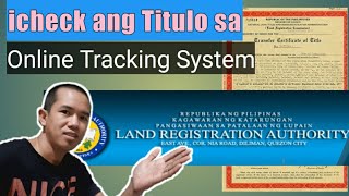 Online Tracking of Land Title Applications Register of Deeds  Paano verify Titulo ng Lupa [upl. by Womack]