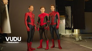 SpiderMan No Way Home Exclusive Featurette  Getting the Spiders Together 2021  Vudu [upl. by Enilarak]