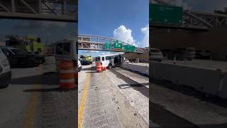 Aftermath from crash on I95 South bound in Miami Florida [upl. by Velvet187]