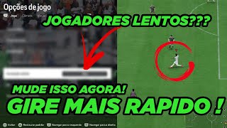 EA FC 24  DESLIGUE ESTA OPÇÃO AGORA JOGADORES LENTOS [upl. by Wade]