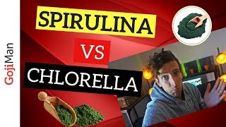 Spirulina Vs Chlorella  Which One Is Healthier [upl. by Aerua]