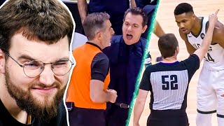 Are NBA Refs SOFTER Than EuroLeague’s [upl. by Ajam]