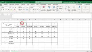 Cronograma en Excel sepamosexcelviral sepamosexcel sepamosexcelcurso excel cronograma datos [upl. by Elwee]