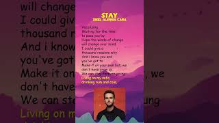 Zedd Alessia Cara  Stay Lyrics shorts [upl. by Kcirderf]