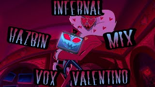 Infernal Hazbin Mix Armed but Vox amp Valentino sings it JS4JS5 Covers [upl. by Erdnassak854]